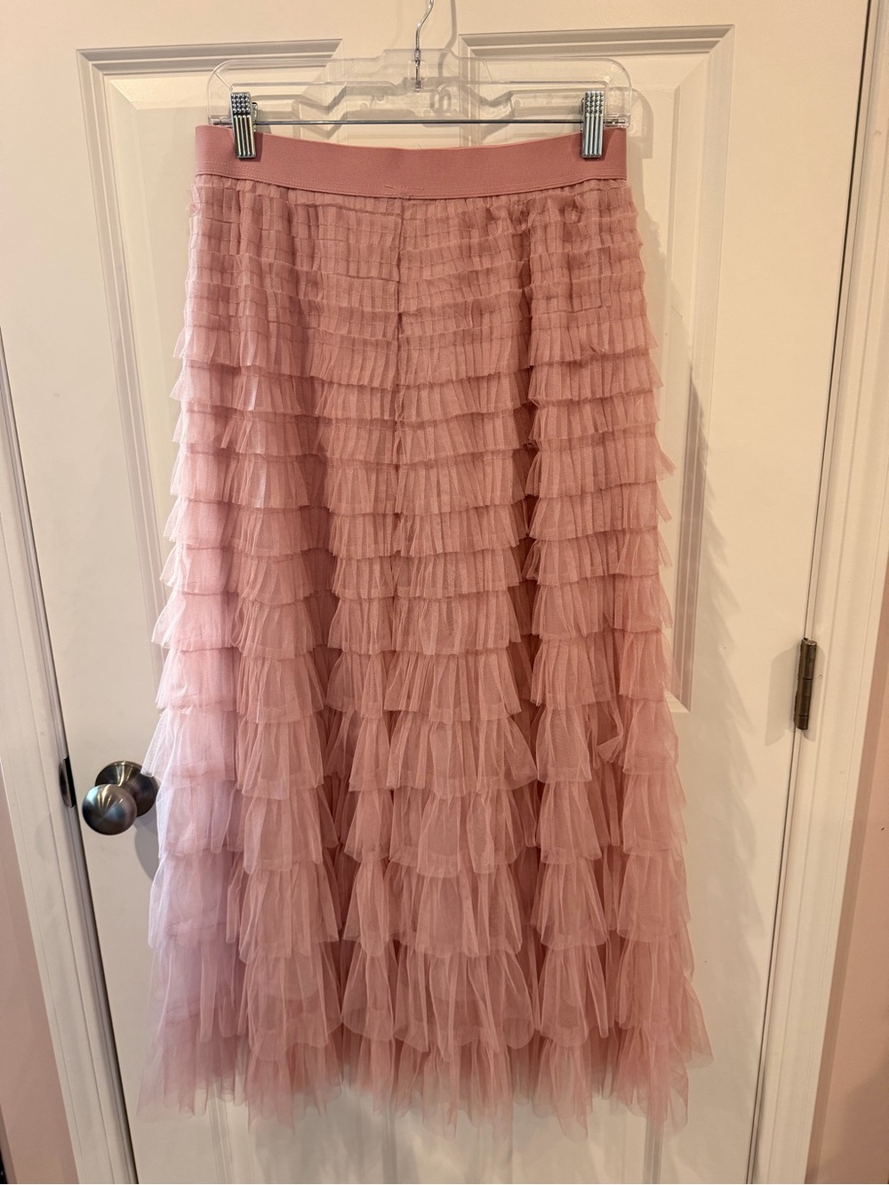 Pink Ruffle Skirt Size Large